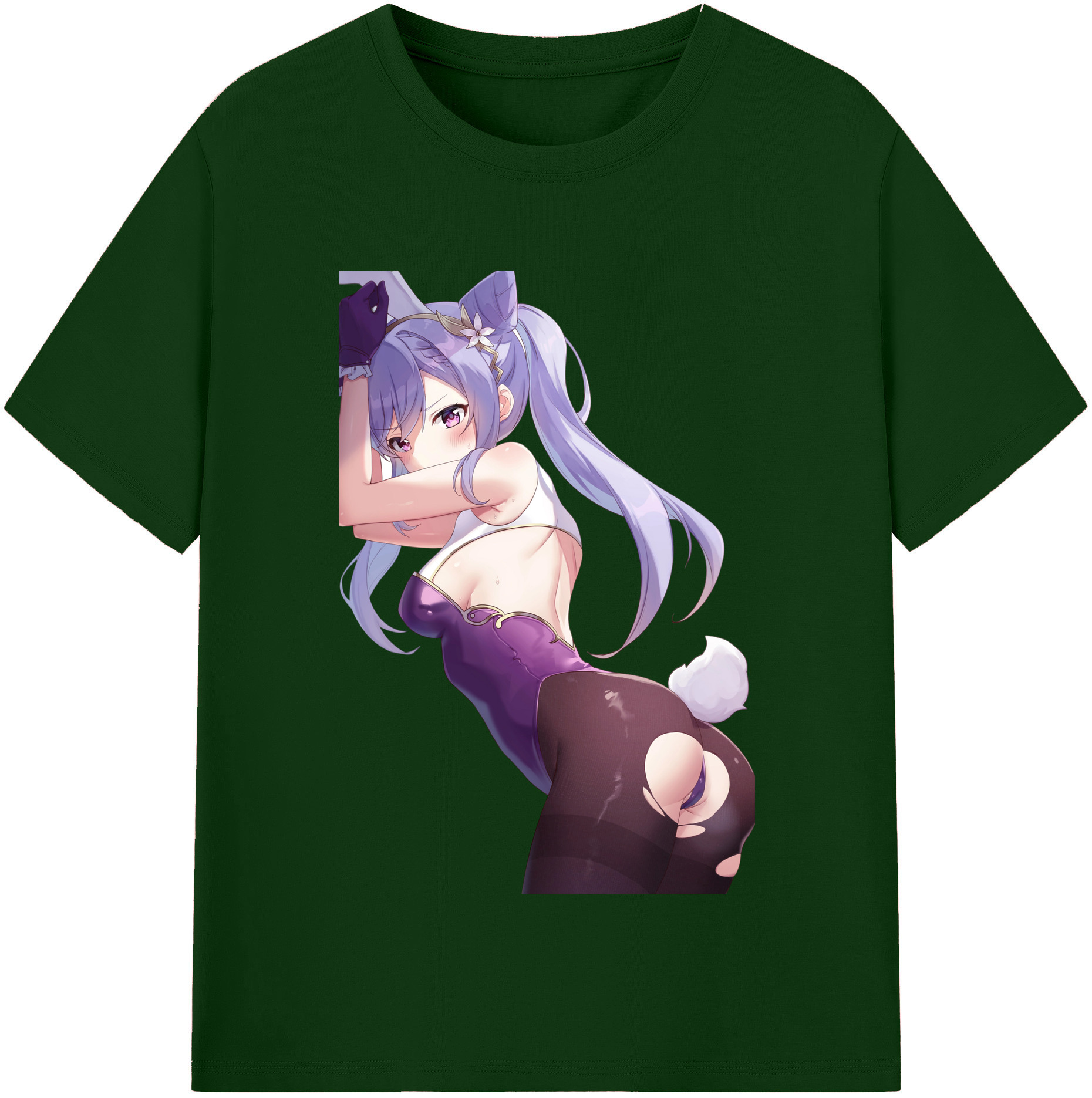 げんし神 刻晴 こくせい genshin Kokusei 綿100％半袖Tシャツ（フロントプリント）